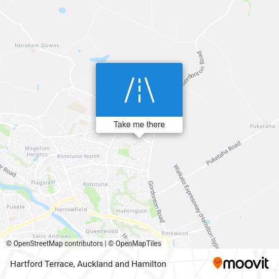 Hartford Terrace map