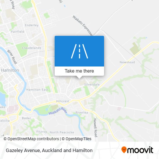 Gazeley Avenue map