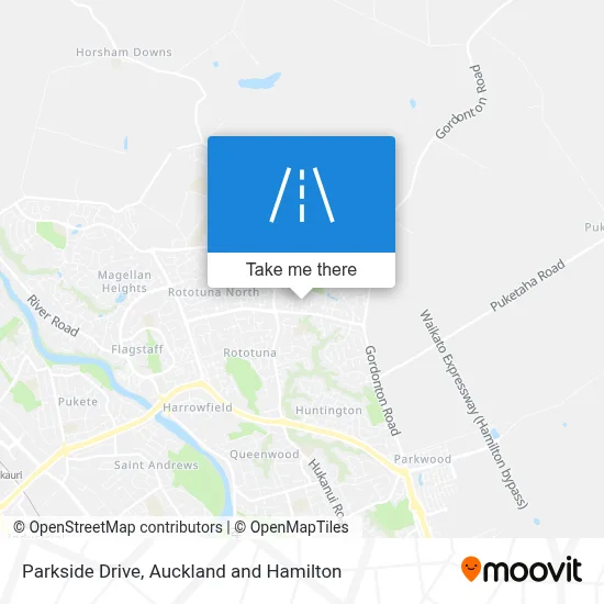 Parkside Drive map