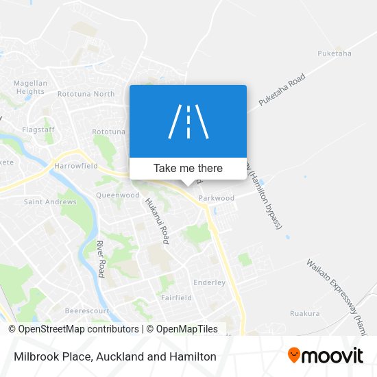 Milbrook Place map