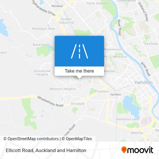 Ellicott Road map