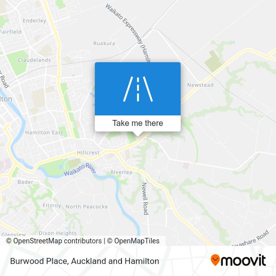 Burwood Place map