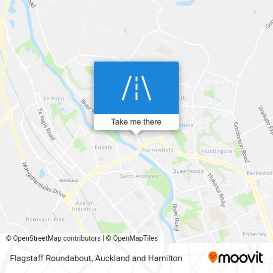 Flagstaff Roundabout map