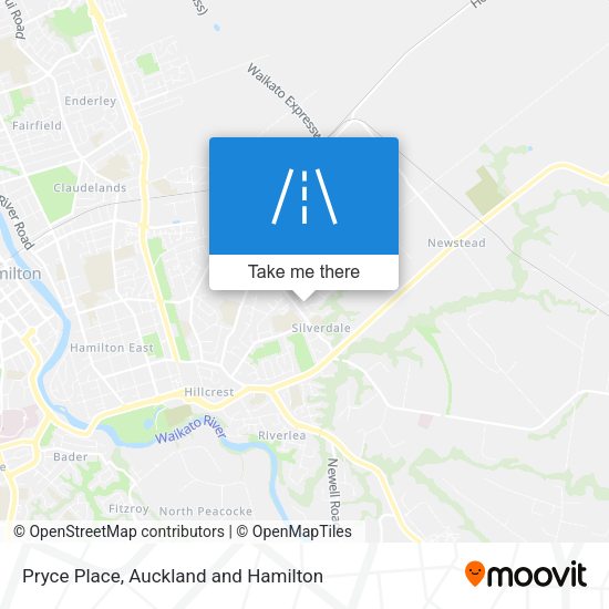 Pryce Place map