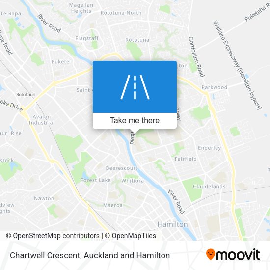 Chartwell Crescent map