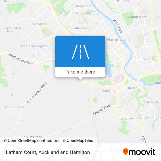 Latham Court map