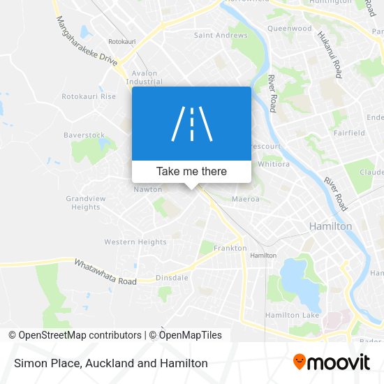 Simon Place map