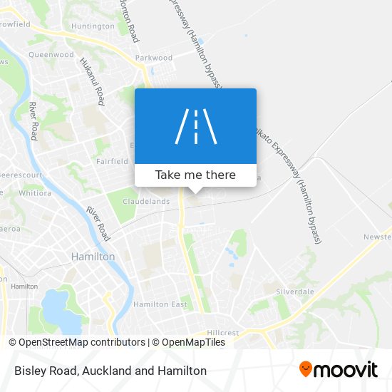 Bisley Road map