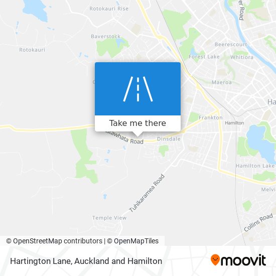 Hartington Lane map