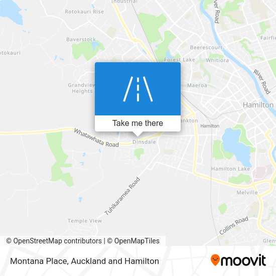 Montana Place map