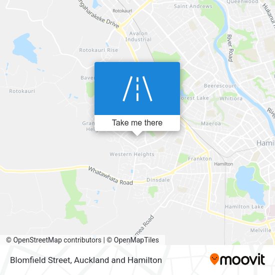 Blomfield Street map