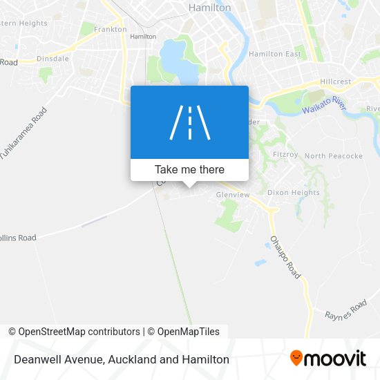 Deanwell Avenue map