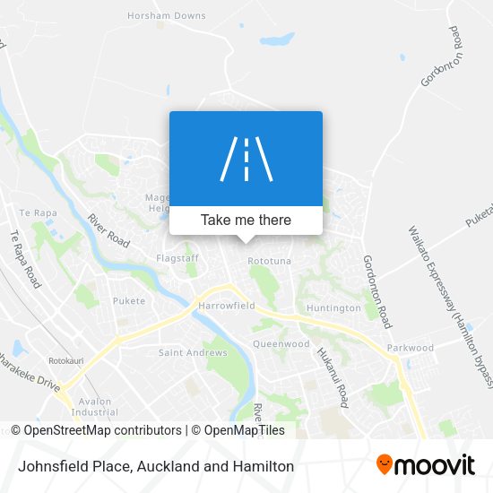 Johnsfield Place map