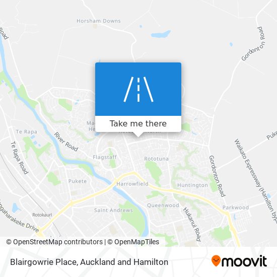 Blairgowrie Place map