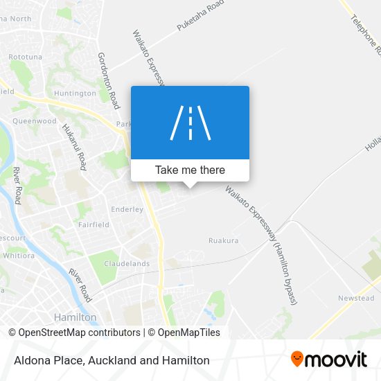 Aldona Place map