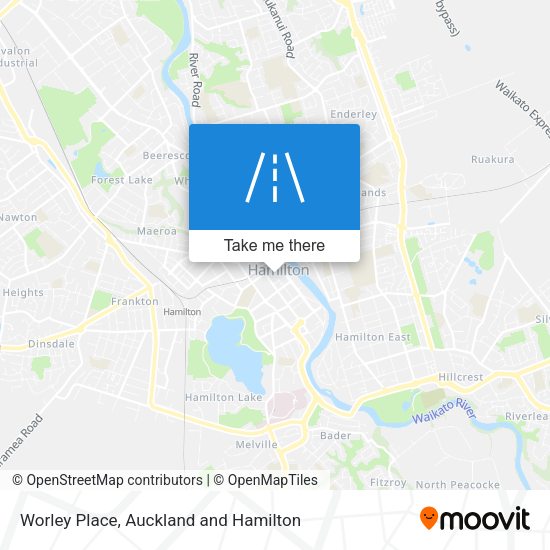 Worley Place map