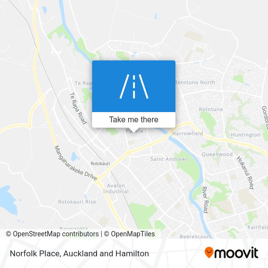 Norfolk Place map