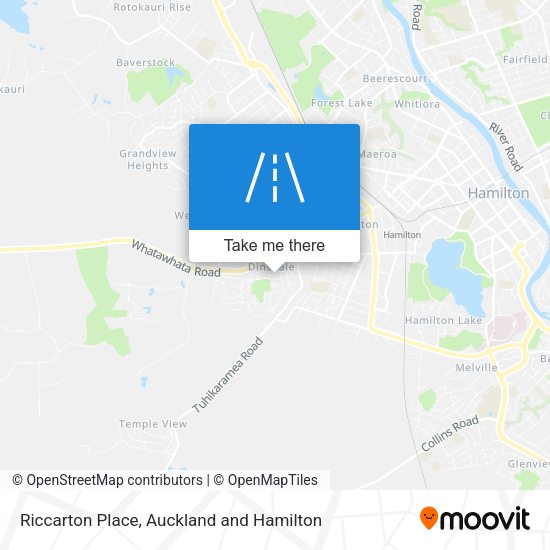 Riccarton Place map