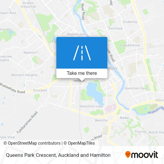 Queens Park Crescent map