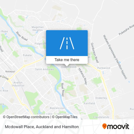 Mcdowall Place map