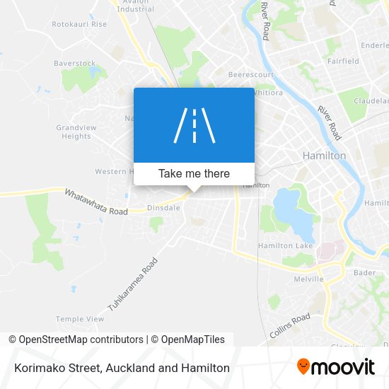 Korimako Street map