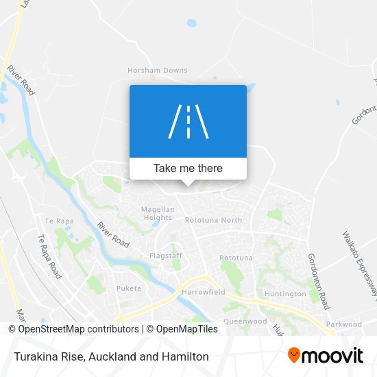 Turakina Rise map