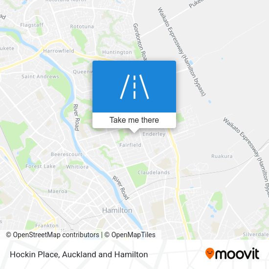 Hockin Place map
