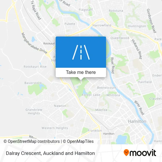 Dalray Crescent map