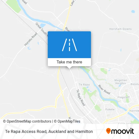 Te Rapa Access Road map