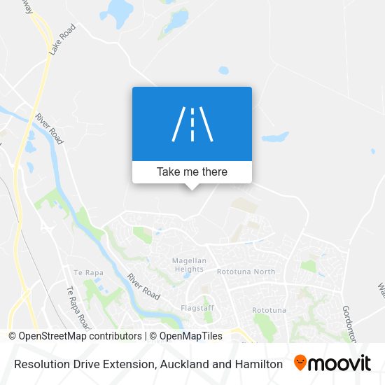 Resolution Drive Extension map