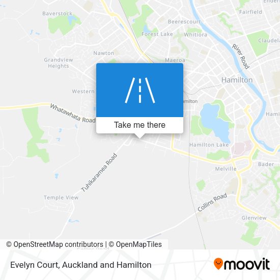 Evelyn Court map