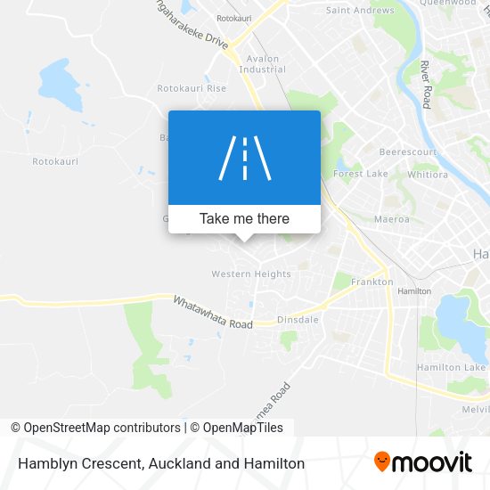 Hamblyn Crescent map