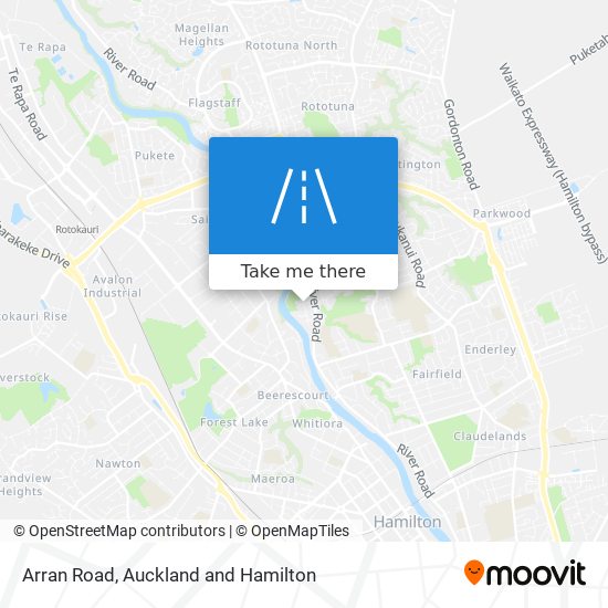 Arran Road map