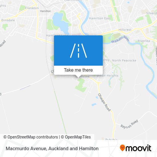 Macmurdo Avenue map