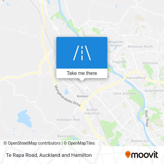 Te Rapa Road map