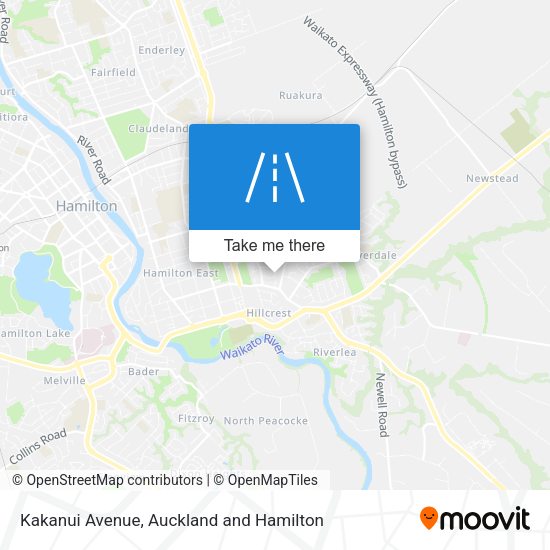 Kakanui Avenue map