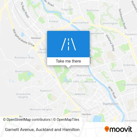 Garnett Avenue map