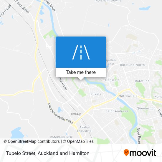 Tupelo Street map