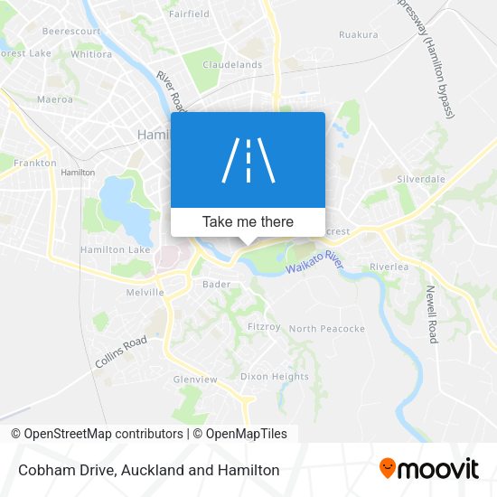 Cobham Drive map