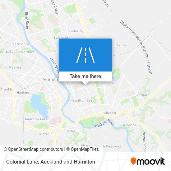 Colonial Lane map