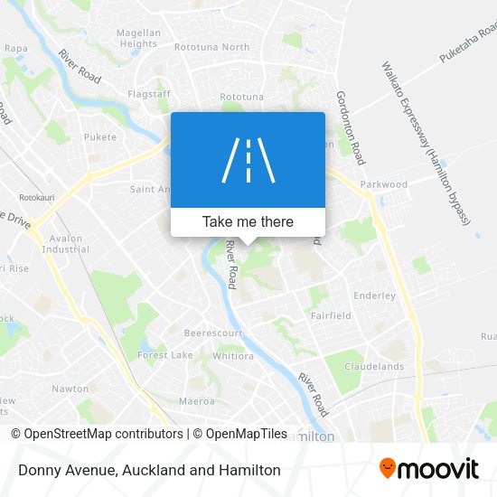 Donny Avenue map