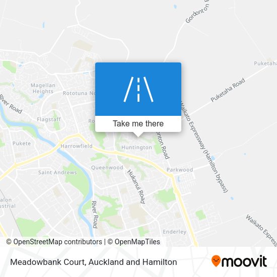 Meadowbank Court map
