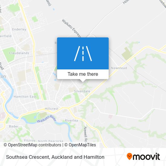 Southsea Crescent map