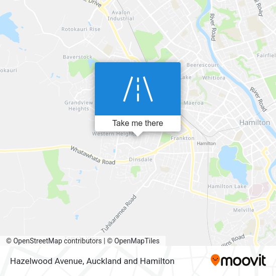 Hazelwood Avenue map