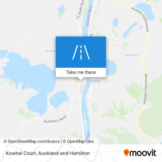 Kowhai Court map