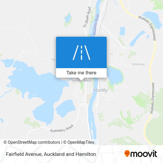 Fairfield Avenue map
