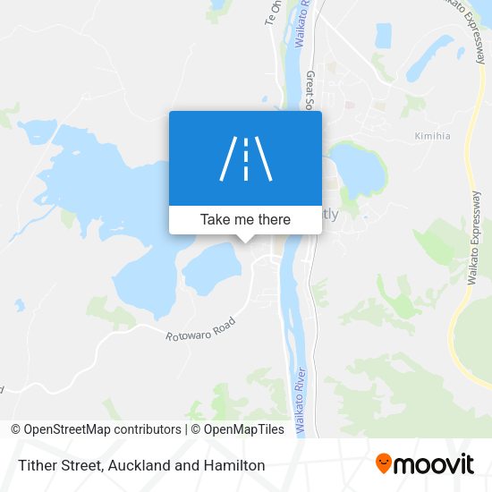 Tither Street map