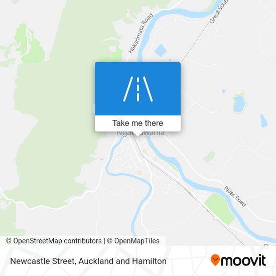Newcastle Street map