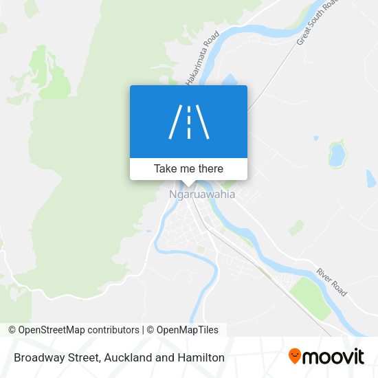 Broadway Street map