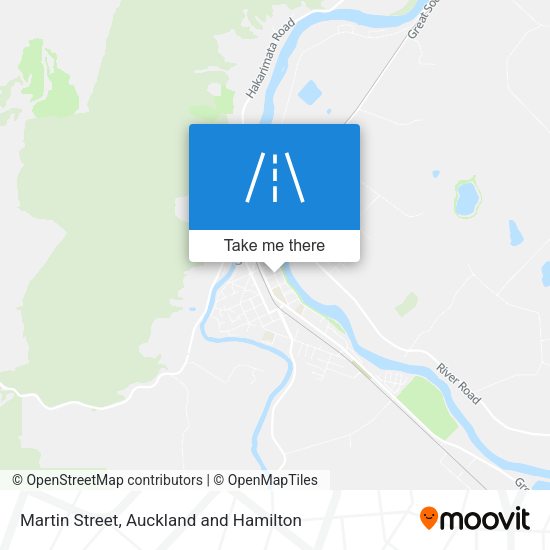Martin Street map